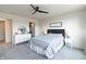 Main bedroom with ceiling fan and dresser at 18655 Moray St, Westfield, IN 46069