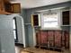 Unfinished kitchen with exposed walls and no cabinets at 2317 Fowler St, Anderson, IN 46012