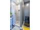 Clean bathroom with a toilet and a shower at 2406 Ninebark Dr, Plainfield, IN 46168