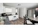 Functional kitchen features a cozy dining area and practical appliances for cooking and dining at 3647 Richelieu Rd, Indianapolis, IN 46226