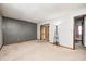 Bedroom with neutral walls, carpeting, and a large closet at 416 N 150 W, Franklin, IN 46131