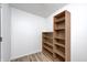 Empty room with built-in shelving units at 940 W 53Rd St, Indianapolis, IN 46208