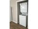 Stackable washer and dryer in a closet at 9710 E 38Th St, Indianapolis, IN 46235