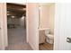 Clean basement bathroom with toilet and vanity at 10100 Sanctuary Dr, Brownsburg, IN 46112
