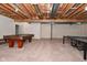 Finished basement with pool table and ping pong table at 10100 Sanctuary Dr, Brownsburg, IN 46112