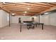 Spacious finished basement with ping pong and pool tables at 10100 Sanctuary Dr, Brownsburg, IN 46112
