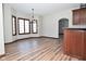 Bright dining room with hardwood floors and a chandelier at 10100 Sanctuary Dr, Brownsburg, IN 46112