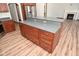 Large kitchen island with grey countertop at 10100 Sanctuary Dr, Brownsburg, IN 46112
