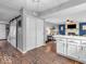 Open living space with modern floors leading to a warm and inviting living room at 11237 Baycreek Dr, Indianapolis, IN 46236