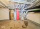 Unfinished basement with water heater and furnace at 1307 W Congress Ave, Indianapolis, IN 46208