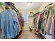 Spacious walk-in closet with ample hanging space at 373 Brianne Ln, Danville, IN 46122