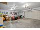 Large garage with ample space for two cars and storage at 4050 Woodshire Pl, Clayton, IN 46118