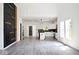 Modern kitchen with white cabinets, an island, and open layout at 459 N Concord St, Indianapolis, IN 46222