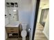 Modern bathroom with new vanity and toilet at 633 S 17Th St, Elwood, IN 46036