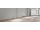 Finished basement offering neutral walls and vinyl wood flooring at 7812 Preservation Dr, Indianapolis, IN 46278