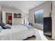 Comfortable bedroom with large window and view at 7812 Preservation Dr, Indianapolis, IN 46278