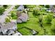 Spacious backyard featuring a fence, well-maintained lawn, and ample space for activities at 861 Stardust Ct, Franklin, IN 46131