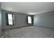 Spacious bedroom with grey walls and carpet at 861 Stardust Ct, Franklin, IN 46131