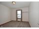 Small bedroom with carpeted floor and window at 861 Stardust Ct, Franklin, IN 46131