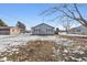 Ranch home exterior with light blue siding and deck at 1650 Stout St, Martinsville, IN 46151