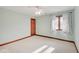 Light green colored bedroom with window and ceiling fan at 179 W Arcadia Way, Mooresville, IN 46158