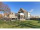 Modern home with screened porch and fenced backyard at 1948 Central Ave, Indianapolis, IN 46202