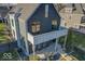 Modern home exterior with large deck and balcony at 1948 Central Ave, Indianapolis, IN 46202