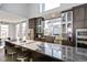 Spacious kitchen with large island, modern cabinets, and stainless steel appliances at 1948 Central Ave, Indianapolis, IN 46202