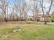 A spacious backyard featuring mature trees and a well-maintained lawn for outdoor enjoyment at 2224 Boston Ct # A, Indianapolis, IN 46228