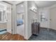 Inviting hall with slate entry leading to bedroom and bathroom at 2224 Boston Ct # A, Indianapolis, IN 46228