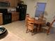 Kitchen dining area with round table and four chairs at 2322 Bainbridge Rd, Greenwood, IN 46143