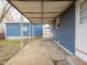 Here's a look at the concrete patio and metal awning in the home's backyard at 2814 S Randolph St, Indianapolis, IN 46203