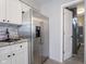 Bright kitchen features stainless steel appliances, stylish cabinets, and modern countertops at 2814 S Randolph St, Indianapolis, IN 46203