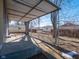 Covered patio with concrete flooring and backyard view at 2814 S Randolph St, Indianapolis, IN 46203