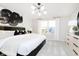 Spacious bedroom with large window and stylish decor at 5326 Noble Crossing W Pkwy, Noblesville, IN 46062