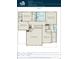 Second floor plan with owner's suite, game room, and laundry at 5326 Noble Crossing W Pkwy, Noblesville, IN 46062