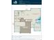 First floor plan showcasing kitchen, gathering room, and garage at 5326 Noble Crossing W Pkwy, Noblesville, IN 46062