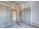 Unfinished bedroom with drywall and a doorway at 605 Hendricks St, Anderson, IN 46016