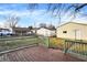 Spacious backyard featuring a wooden deck and plenty of green space at 1028 Albany St, Indianapolis, IN 46203
