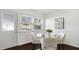 Dining area with table set for four and view of back yard at 1028 Albany St, Indianapolis, IN 46203