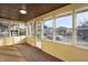 Bright and airy sunroom with multiple windows offering neighborhood views and great light at 1028 Albany St, Indianapolis, IN 46203
