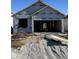 New construction home exterior showing framing and house wrap at 1089 Tomahawk Pl, Martinsville, IN 46151