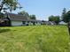 Well-manicured backyard with a lush lawn, perfect for outdoor activities and relaxation at 1175 Central Ave, Noblesville, IN 46060