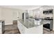 Modern kitchen with large island and stainless steel appliances at 1175 Central Ave, Noblesville, IN 46060