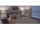 Bedroom with a decorative headboard, bedside lamps, and a comfortable, inviting atmosphere at 18 S Franklin St, Greenfield, IN 46140