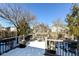 Deck with seating area and view of neighborhood at 502 Elnora Ln, Westfield, IN 46074