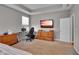 Cozy bedroom with a desk, dresser, and ample closet space at 5246 Parkhurst Xing, McCordsville, IN 46055