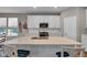 Spacious kitchen featuring white cabinets and quartz countertops at 5246 Parkhurst Xing, McCordsville, IN 46055