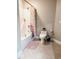 Updated bathroom with a tub and shower, and neutral decor at 5465 S State Road 75, Jamestown, IN 46147