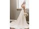Bride in a simple satin wedding dress at 5465 S State Road 75, Jamestown, IN 46147